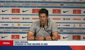 Mercadal (entraîneur Caen) : "On leur offre trois buts, donc c’est rageant"