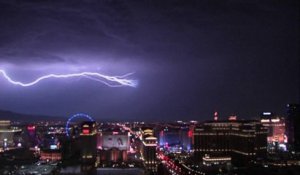 Las Vegas a fait face dimanche à de puissants orages