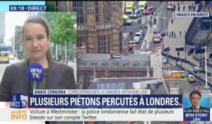 A Londres, une voiture a percuté les grilles du Parlement britannique, plusieurs blessés