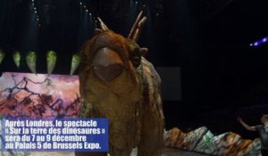 « Sur la terre des dinosaures » du 7 au 9 décembre au Palais 5 de Brussels Expo.