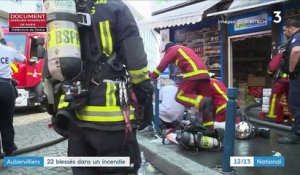 Aubervilliers : un incendie fait une vingtaine de blessés