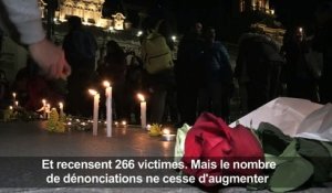 Chili: manifestation de victimes d'abus sexuels