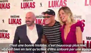 Jean-Claude Van Damme présente son dernier film "Lukas" à Paris