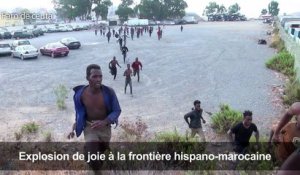 Une centaine de migrants forcent la frontière Maroc-Espagne