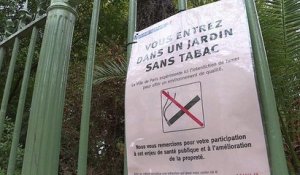 Des jardins publics sans tabac à Paris