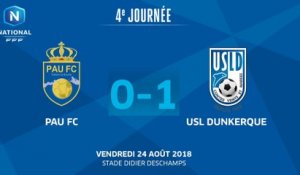J4 : Pau FC - USL Dunkerque (0-0), le résumé
