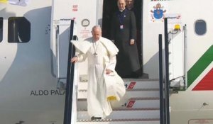Le pape François est arrivé en Irlande