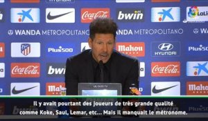 2e j. - Simeone : "Dès que j'ai remplacé Griezmann, on ne faisait plus de bonnes séquences"