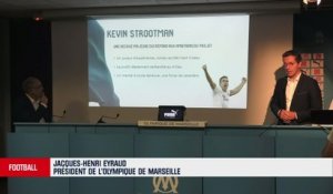 OM : Quand Eyraud récidive avec PowerPoint pour présenter Strootman