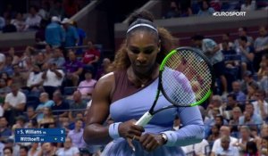 Serena était encore pressée