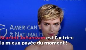 Scarlett Johansson est l’actrice la mieux payée du moment