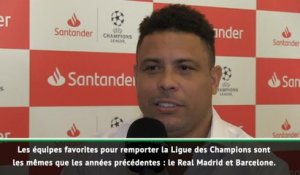 Ligue des Champions - Ronaldo : "Le Real et le Barça sont favoris"