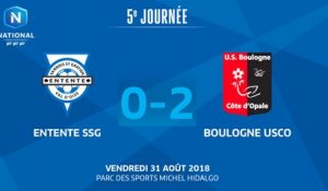 J5 : Entente SSG – US Boulogne CO (0-2), le résumé