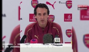 Arsenal : Unaï Emery répond au téléphone d'un journaliste en pleine conférence de presse (vidéo)