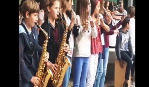 BELFORT Concert de rentrée par les élèves de la classe musicale au collège Rimbaud