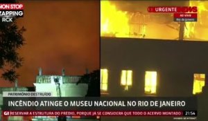 Brésil : le musée national de Rio de Janeiro ravagé par un incendie (vidéo)