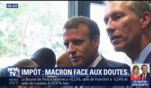 Impôt: Macron confie ses doutes