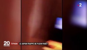 Typhon : le Japon frappé de plein fouet