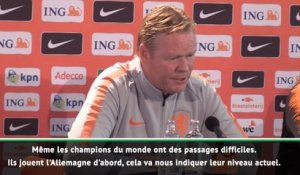 Pays-Bas - Koeman : "La France a eu des moments difficiles pendant la Coupe du Monde"