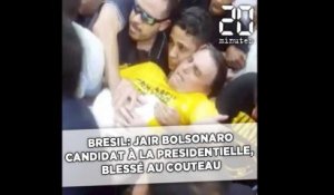 Le candidat brésilien d'extrême droite Bolsonaro blessé au couteau