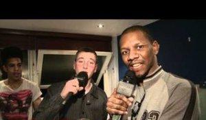 Giggs backstage *EXCLUSIVE* part 1 - Westwood