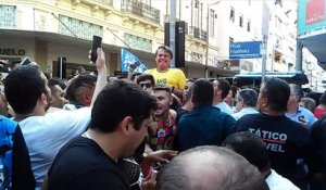 Des Brésiliens réagissent a l'attentat contre Bolsonaro