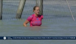 Adrénaline - Surf : Bethany Hamilton with a 4.6 Wave from Surf Ranch Pro, Women's Championship Tour - Qualifying Round