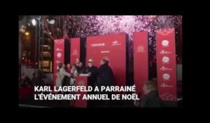 Les Champs-Élysées en rouge pour les illuminations de Noël