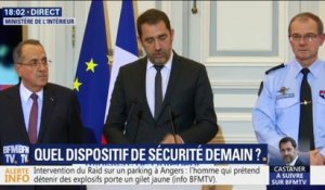 Gilets jaunes: 5.174 personnes ont manifesté en France ce vendredi, selon Christophe Castaner