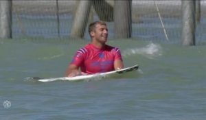 Adrénaline - Surf : Sebastian Zietz with a 7.17 Wave from Surf Ranch Pro, Men's Championship Tour - Final Round