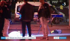 Paris : sept blessés lors d'une attaque au couteau