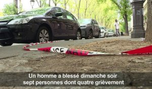 Agression au couteau à Paris: un témoin raconte