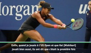 US Open - Osaka : "Devenir un modèle comme Nishikori"