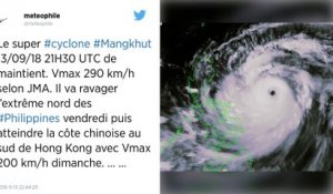 Super-typhon Mangkhut._