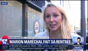 "Ce n'est pas une école militante ou partisane", estime Marion Maréchal lors de la rentrée à l'Issep de Lyon