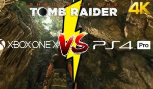 Extrait / Gameplay - Shadow of the Tomb Raider - Comparatif Graphique 4K PS4 Pro VS Xbox One X