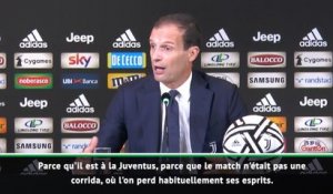 4e j. - Allegri : "Douglas Costa ne peut pas réagir ainsi"