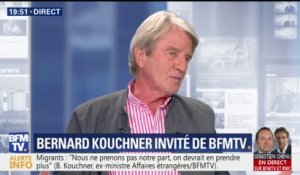 Benalla: "On en fait trop, ce n'est pas une affaire d'Etat" estime Bernard Kouchner