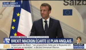 "L'Europe n'est pas un menu à la carte" explique Macron faisant référence aux pays qui refusent d'accueillir plus de migrants