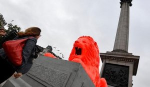 A Londres, un lion à l'intelligence artificielle... et poétique