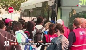 Nantes : évacuation des migrants du centre-ville