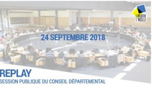 Session du 24/09/2018 en présence du Préfet de Meurthe-et-Moselle