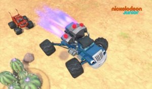 Blaze et les Monster Machines | Crusher sur réacteurs | NICKELODEON JUNIOR