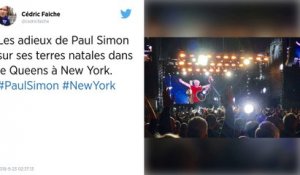 Frissons et émotions au dernier concert de Paul Simon à New York.