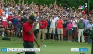 Golf : Tiger Woods est de retour au sommet après des années de déboires