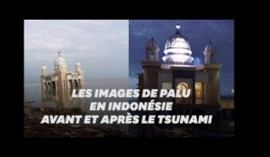 Les images de la ville de Palu, en Indonésie, avant et après le tsunami
