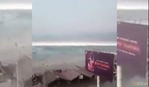 Les images du tsunami en Indonésie