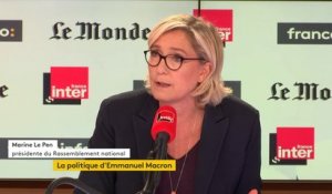 Marine Le Pen : "C'est un peu 'mort aux pauvres', le gouvernement d'Emmanuel Macron"