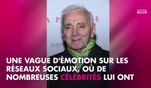 Charles Aznavour mort : Alain Delon se dit "fracassé" par l'annonce de son décès