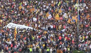 Catalogne: manifestation pour les 1 an du référendum interdit